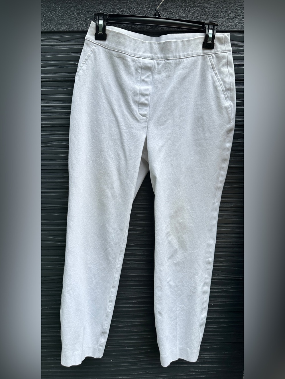 SPANX Women’s White Slim Straight Ankle Pants Size Medium